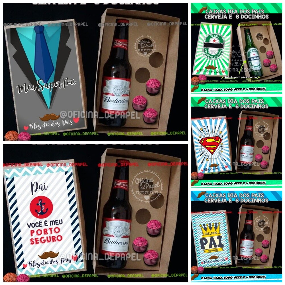 caixa 6 doces e cerveja