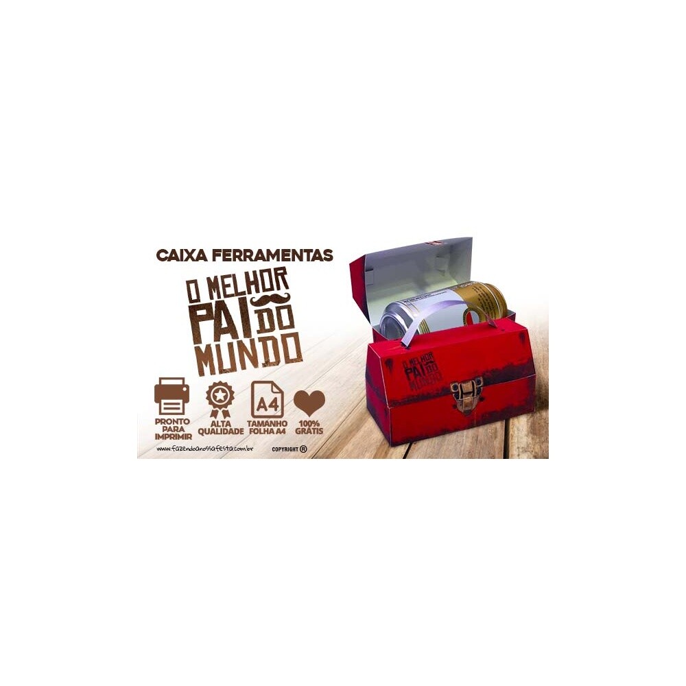 Caixa Ferramentas - Dia dos Pais