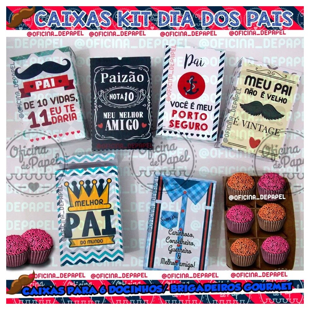Caixas dia dos pais