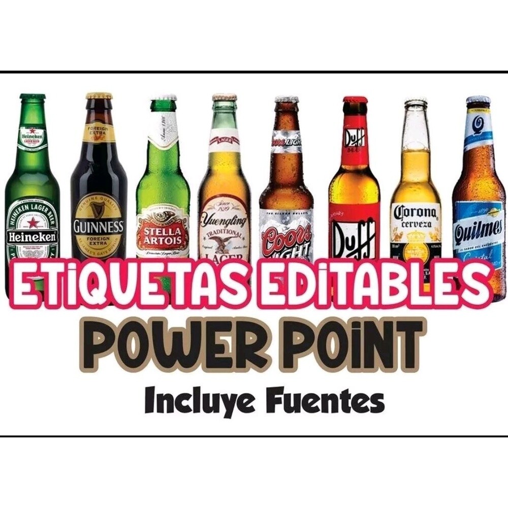 Etiquetas Bebidas