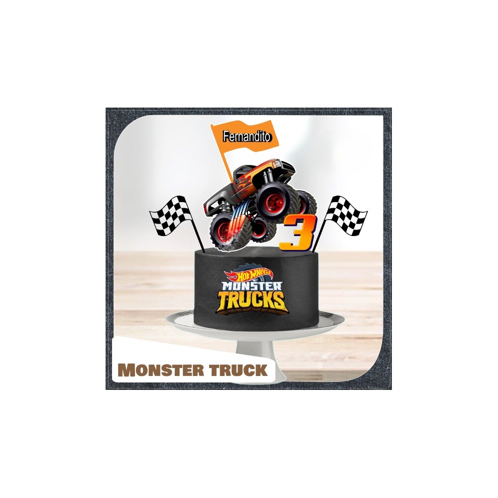 Topo de Bolo Hot Wheels para imprimir 21