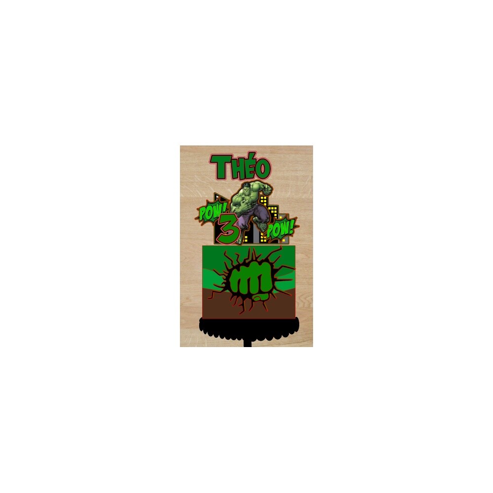 Topo de Bolo Hulk para imprimir 05