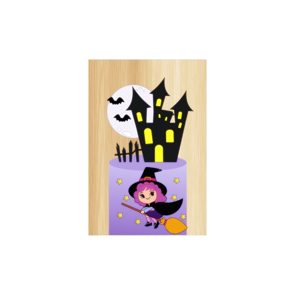 Arquivo de Corte Topo de Bolo Halloween 147