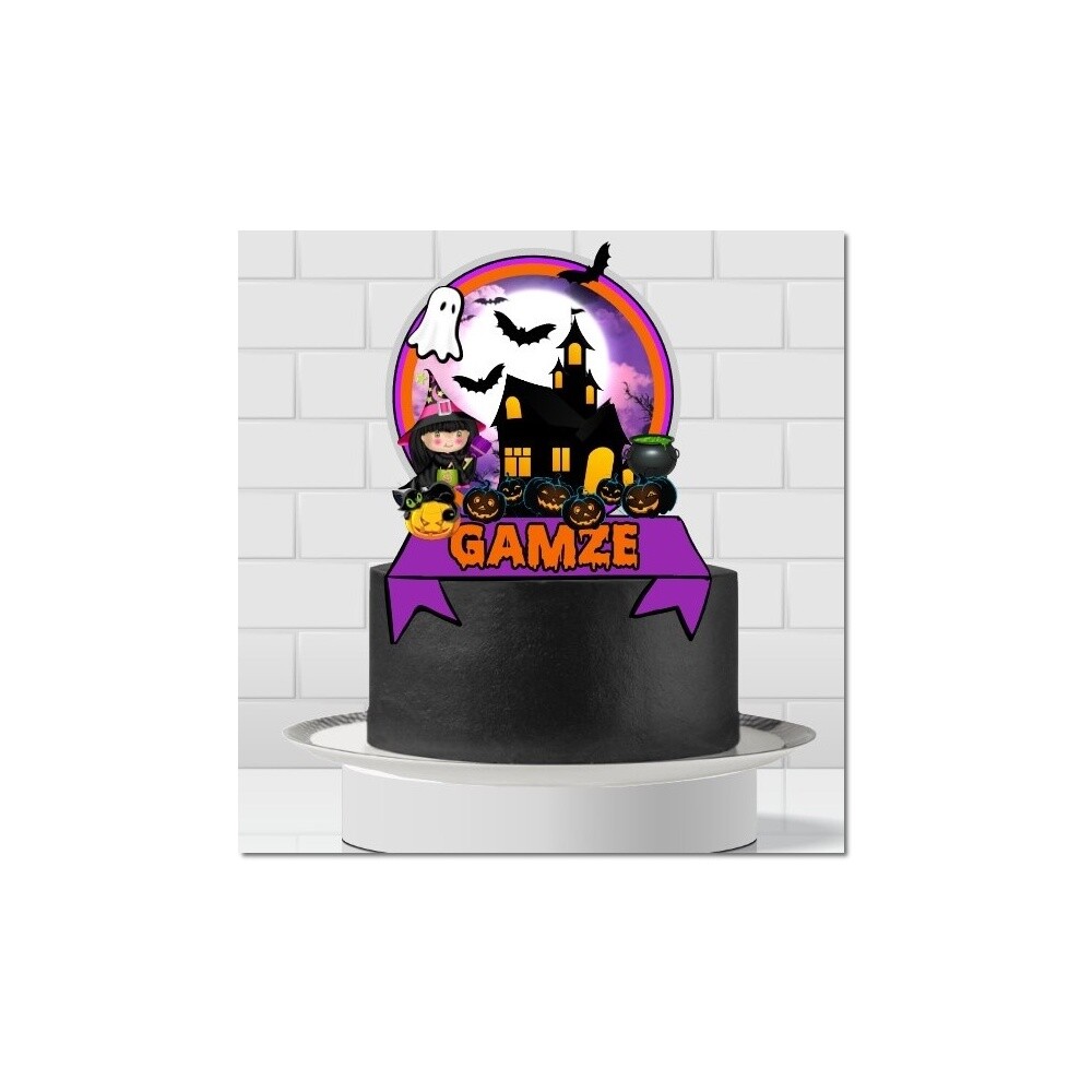 Topo de Bolo Halloween para imprimir 30