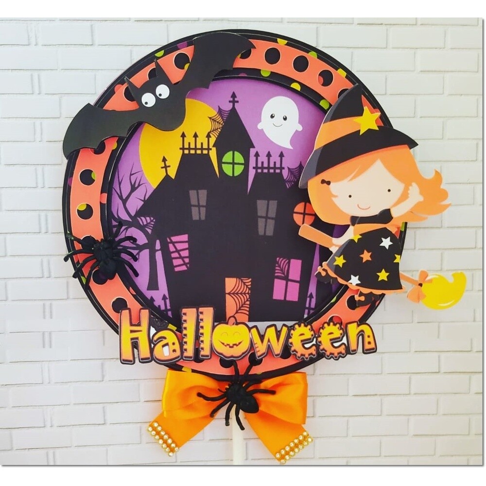 Topo de Bolo Halloween para imprimir 37