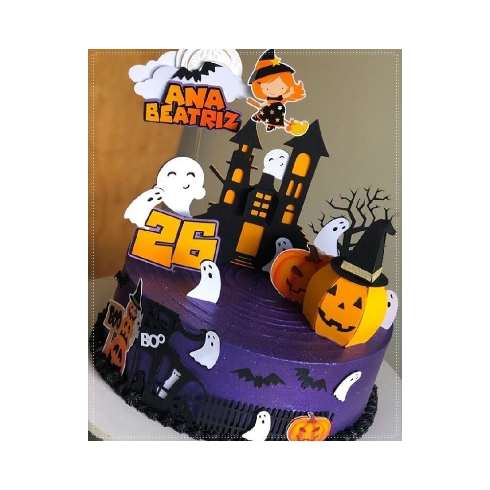 Topo de Bolo Halloween para imprimir 71