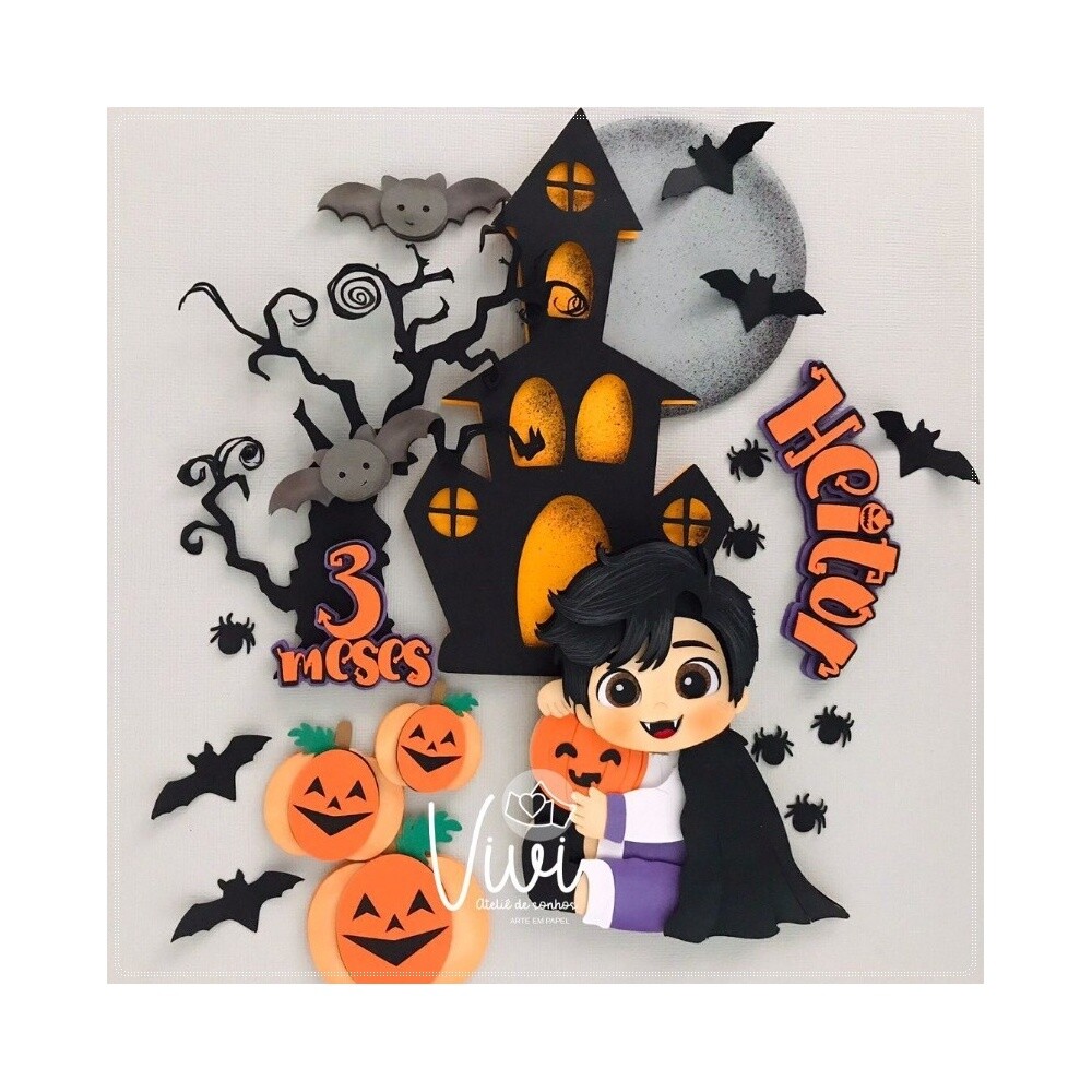 Topo de Bolo Halloween para imprimir 74