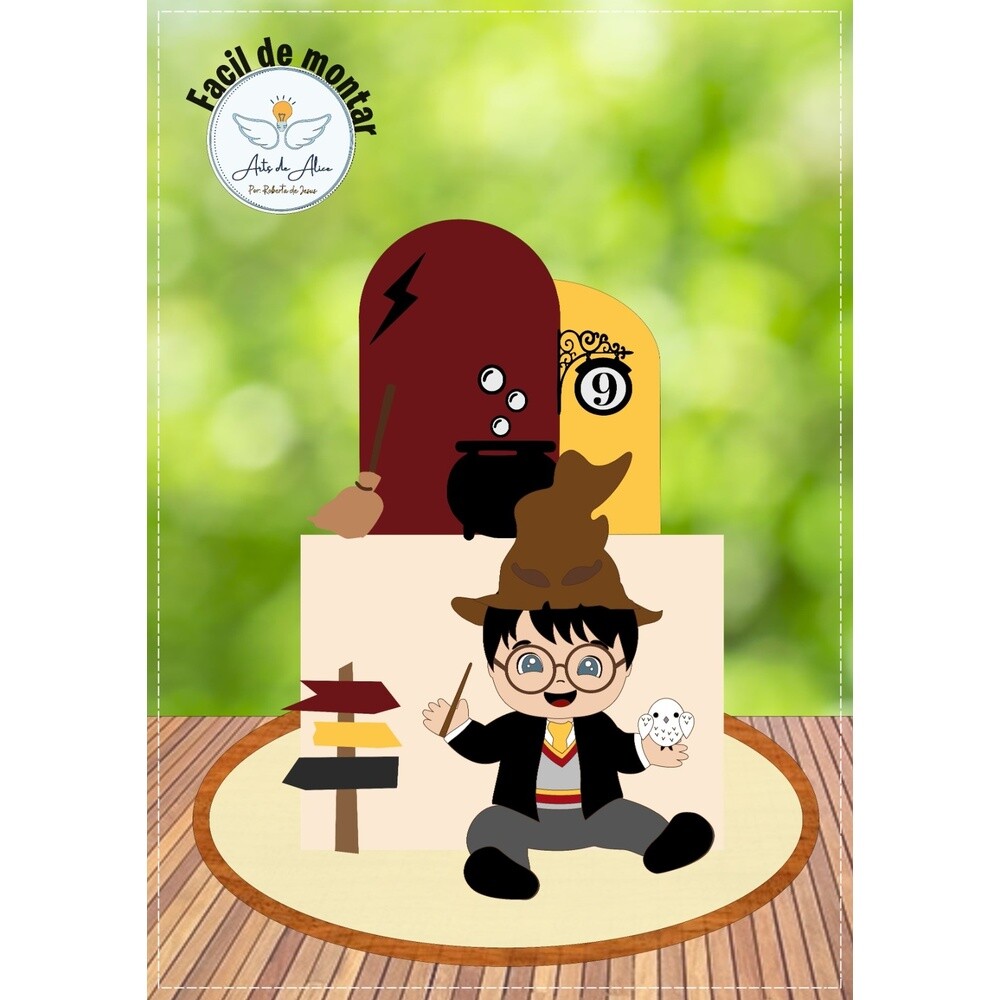 Topo de Bolo Harry Potter 15 para imprimir
