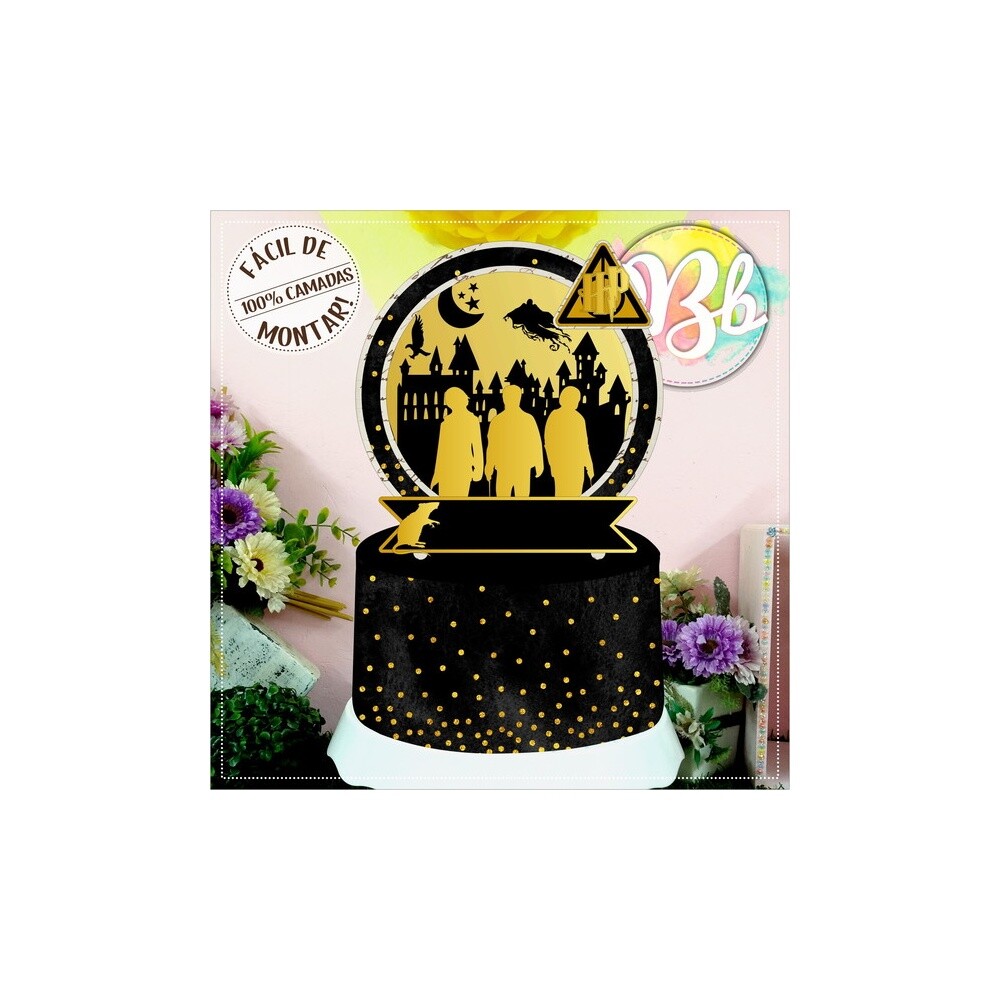 Topo de Bolo Harry Potter 28 para imprimir