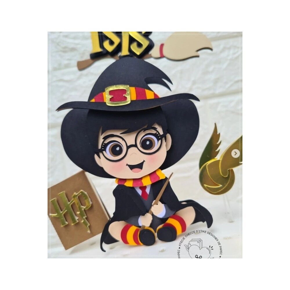 Topo de Bolo Harry Potter 47 para imprimir