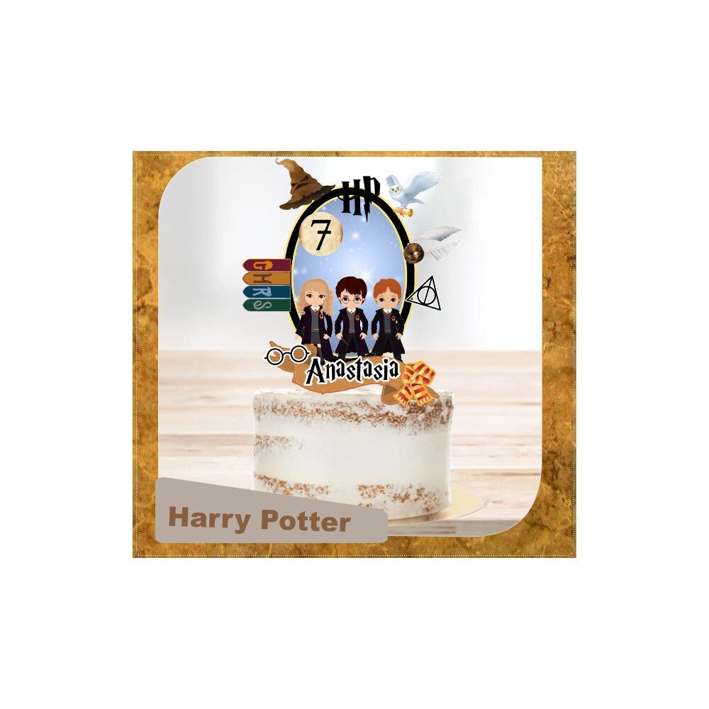 Topo de Bolo Harry Potter 49 para imprimir