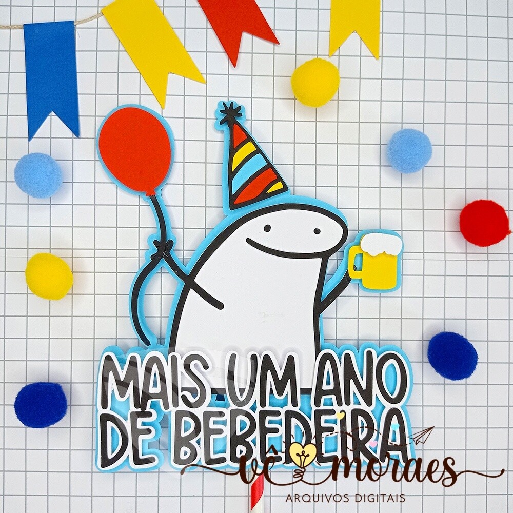 Topo de Bolo Flork 10