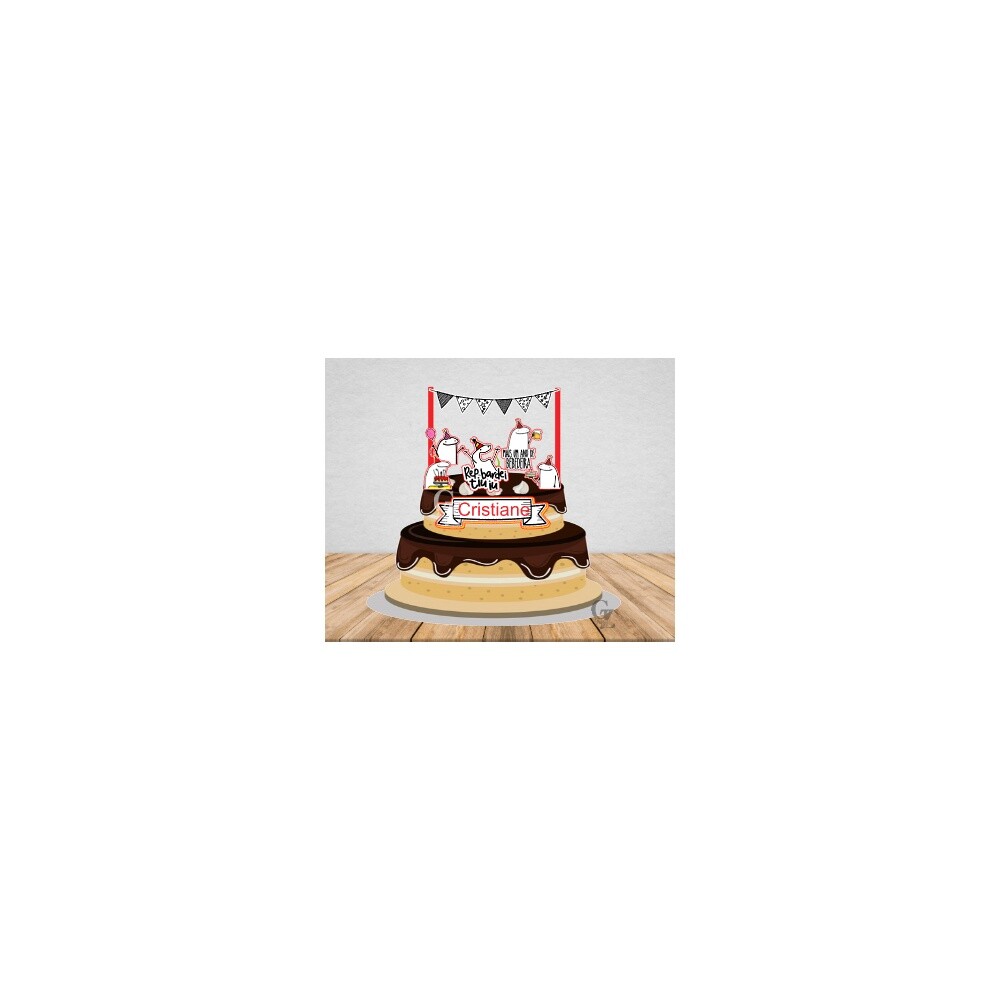 Topo de Bolo Flork 101