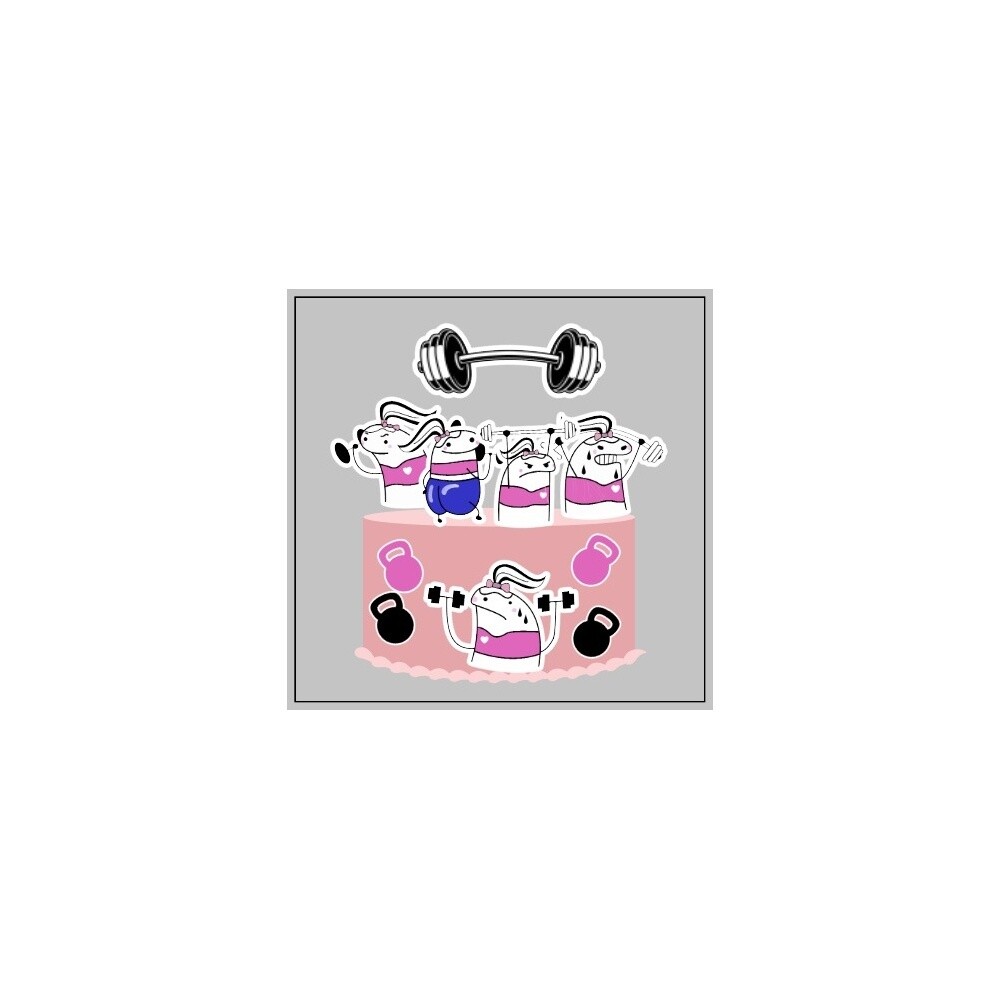 Topo de Bolo Flork 125