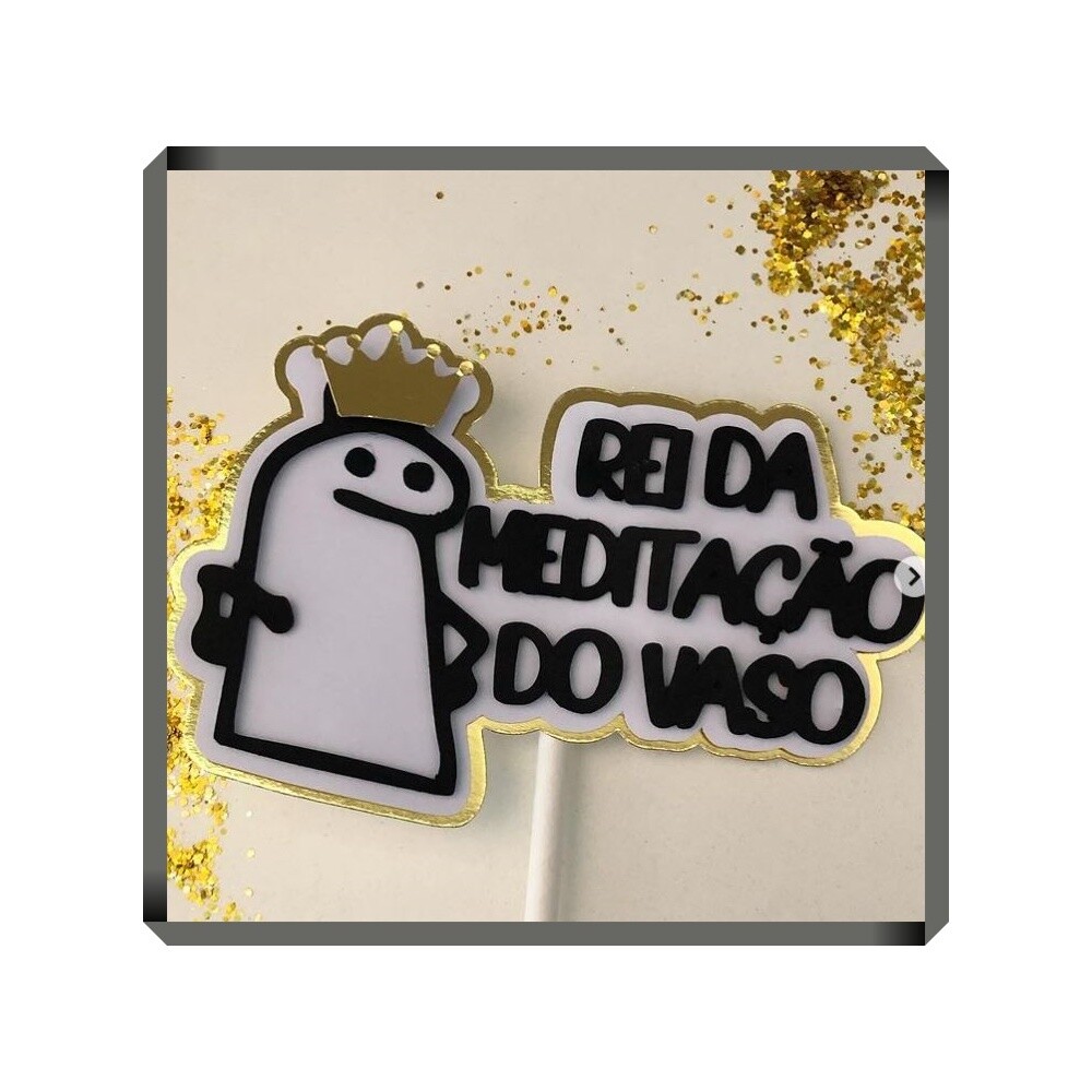 Topo de Bolo Flork 18