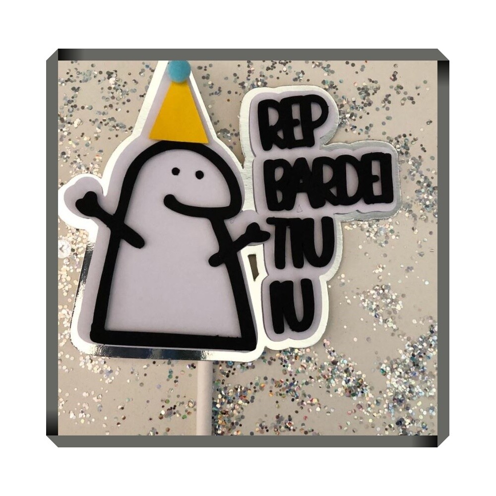 Topo de Bolo Flork 19