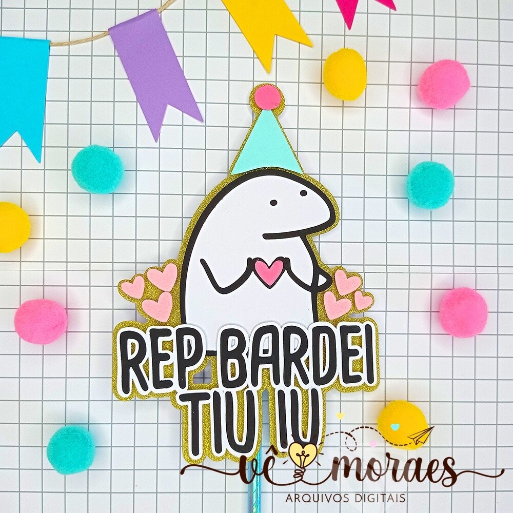 Topo de Bolo Flork 20