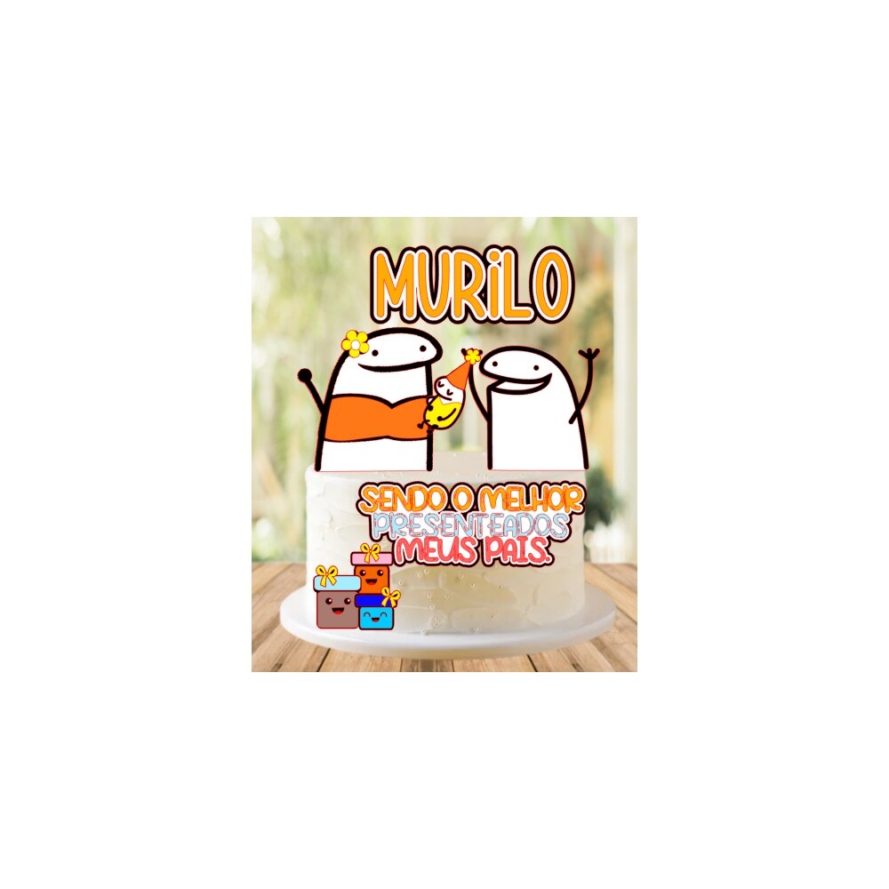 Topo de Bolo Flork 56