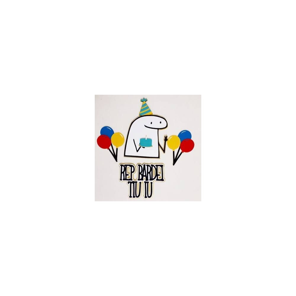 Topo de Bolo Flork 76