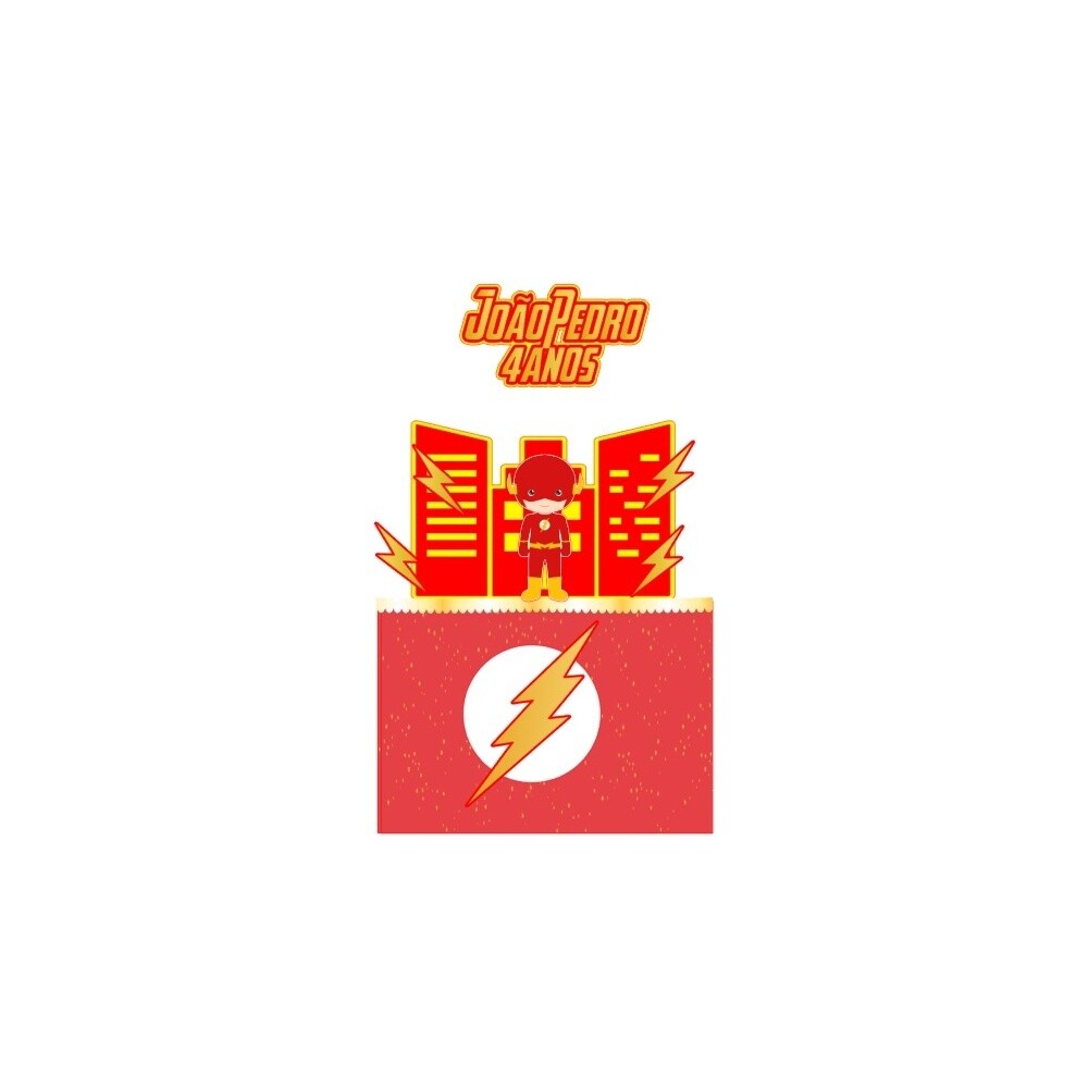 Topo de Bolo Flash 03