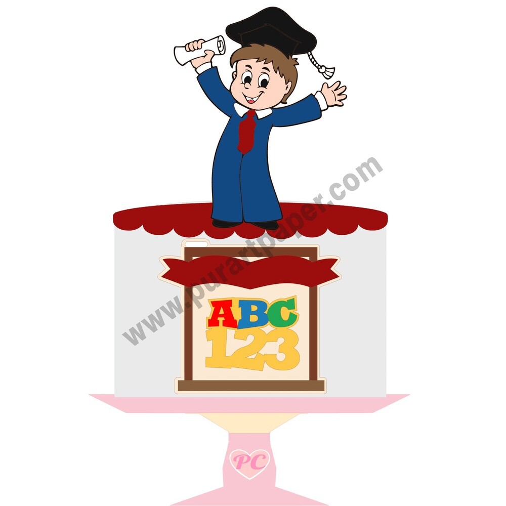 Topo de Bolo Formatura - ABC 52