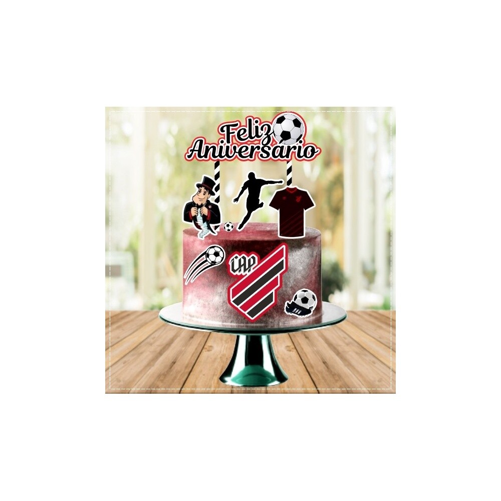 Topo de Bolo 02 - Athlético Paranaense a