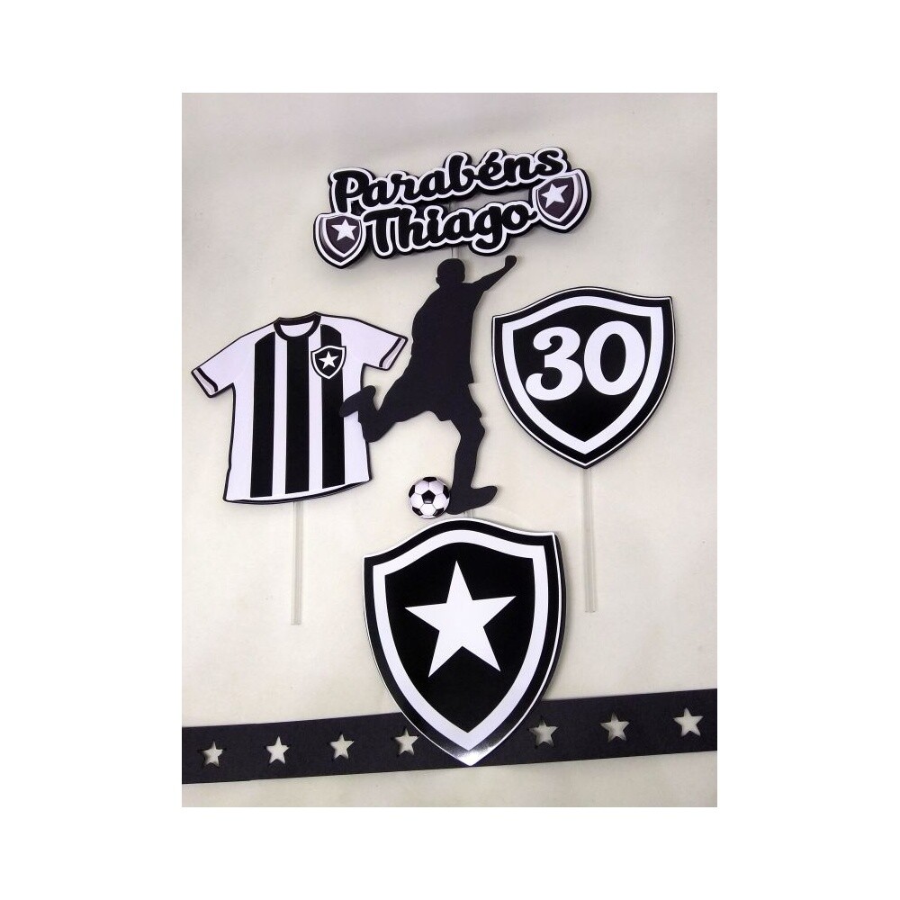 Topo de Bolo 02 - Botafogo a