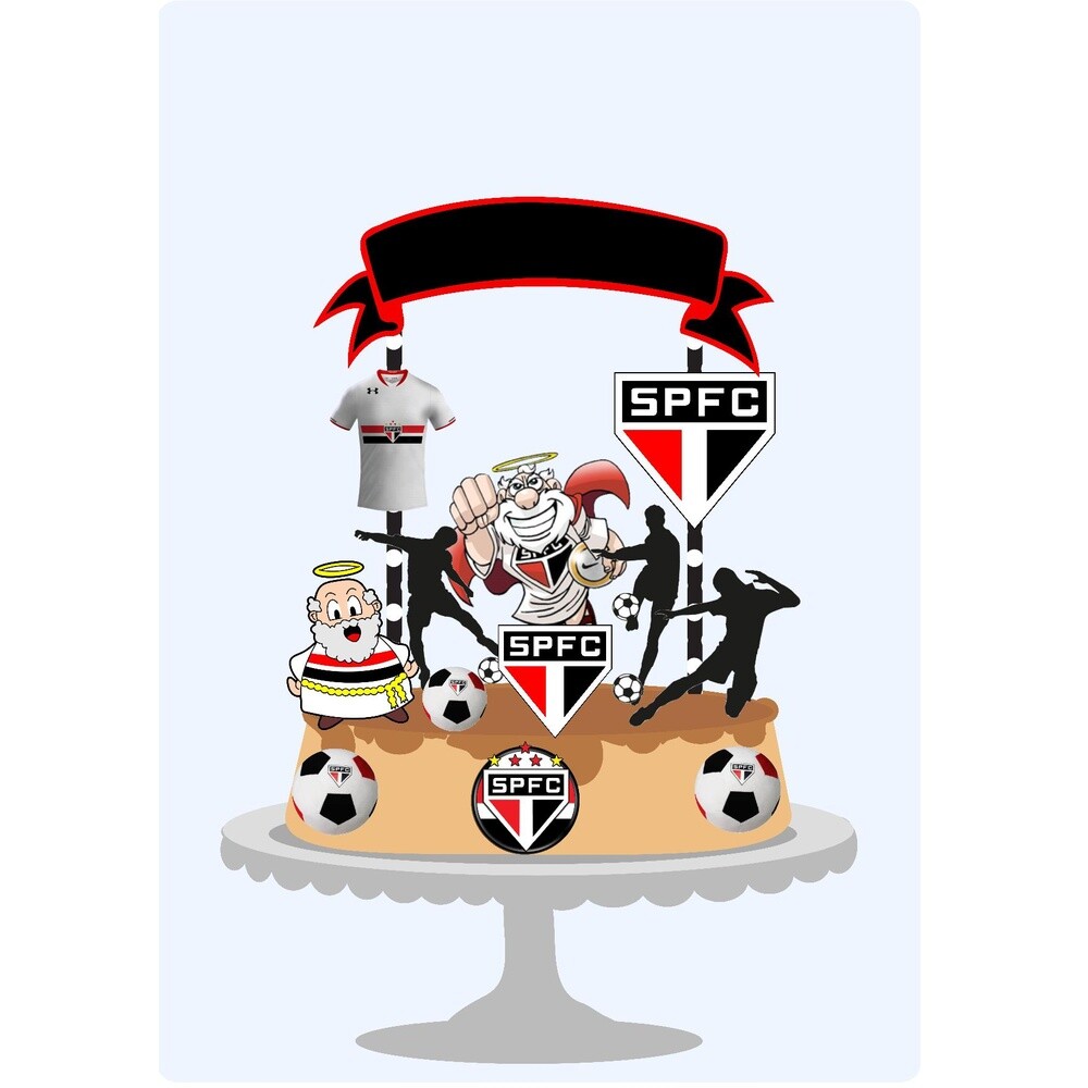 Topo de Bolo 02 - São Paulo a