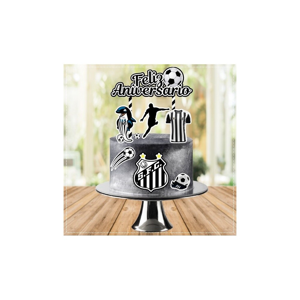 Topo de Bolo 04 - Santos a