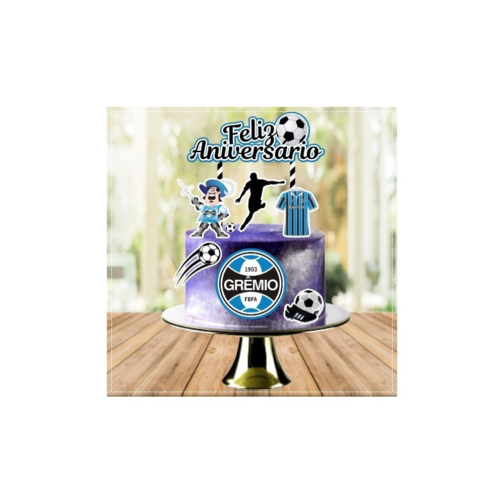 Topo de Bolo 05 - Grêmio a
