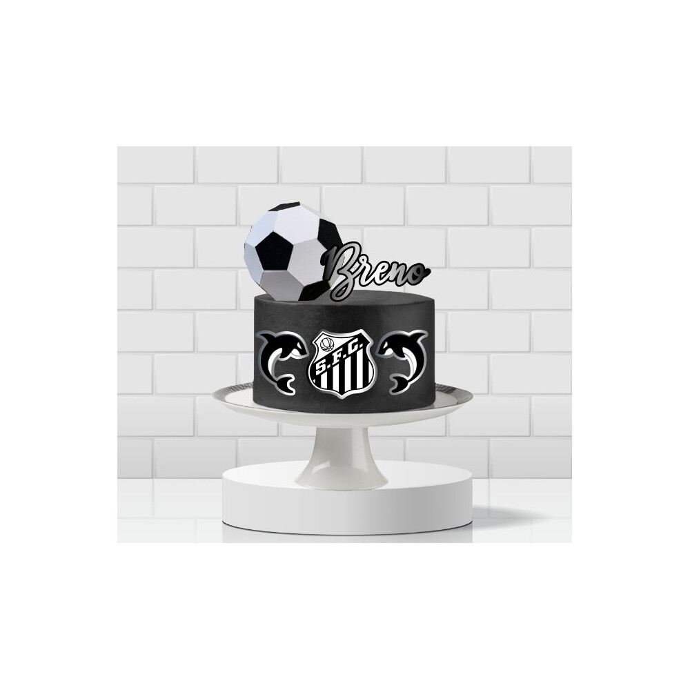Topo de Bolo 05 - Santos a