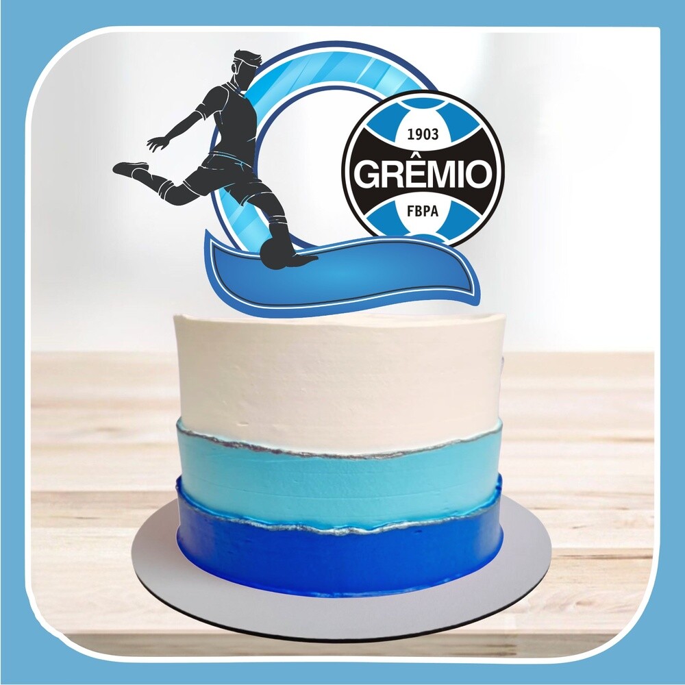 Topo de Bolo 06 - Grêmio a