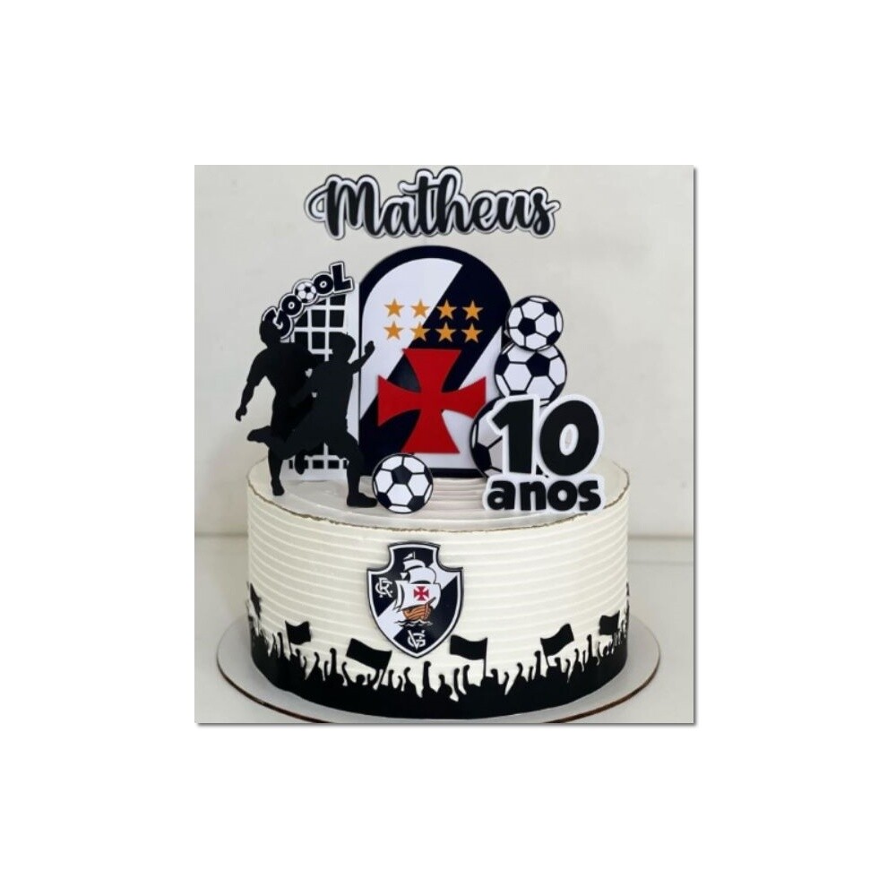 Topo de Bolo 12 - Vasco a