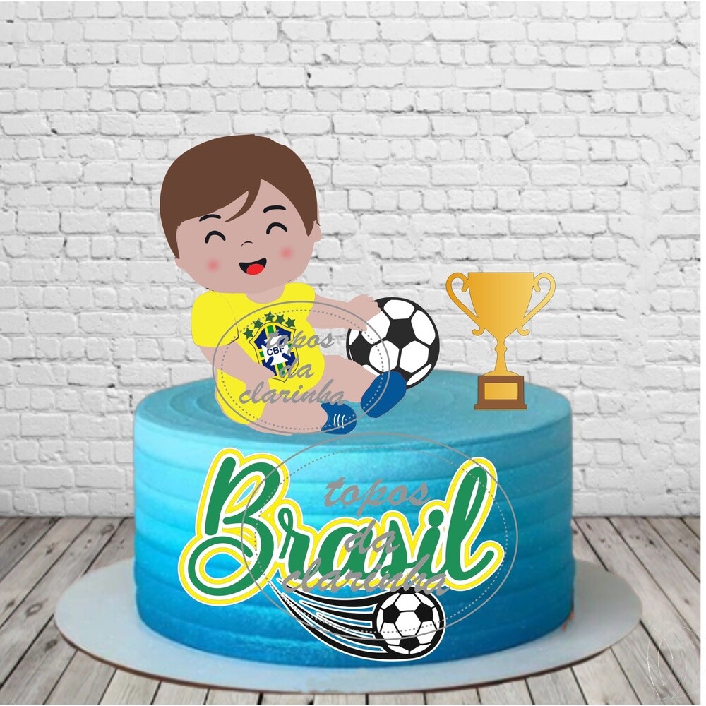 Topo de Bolo Copa do Mundo 15