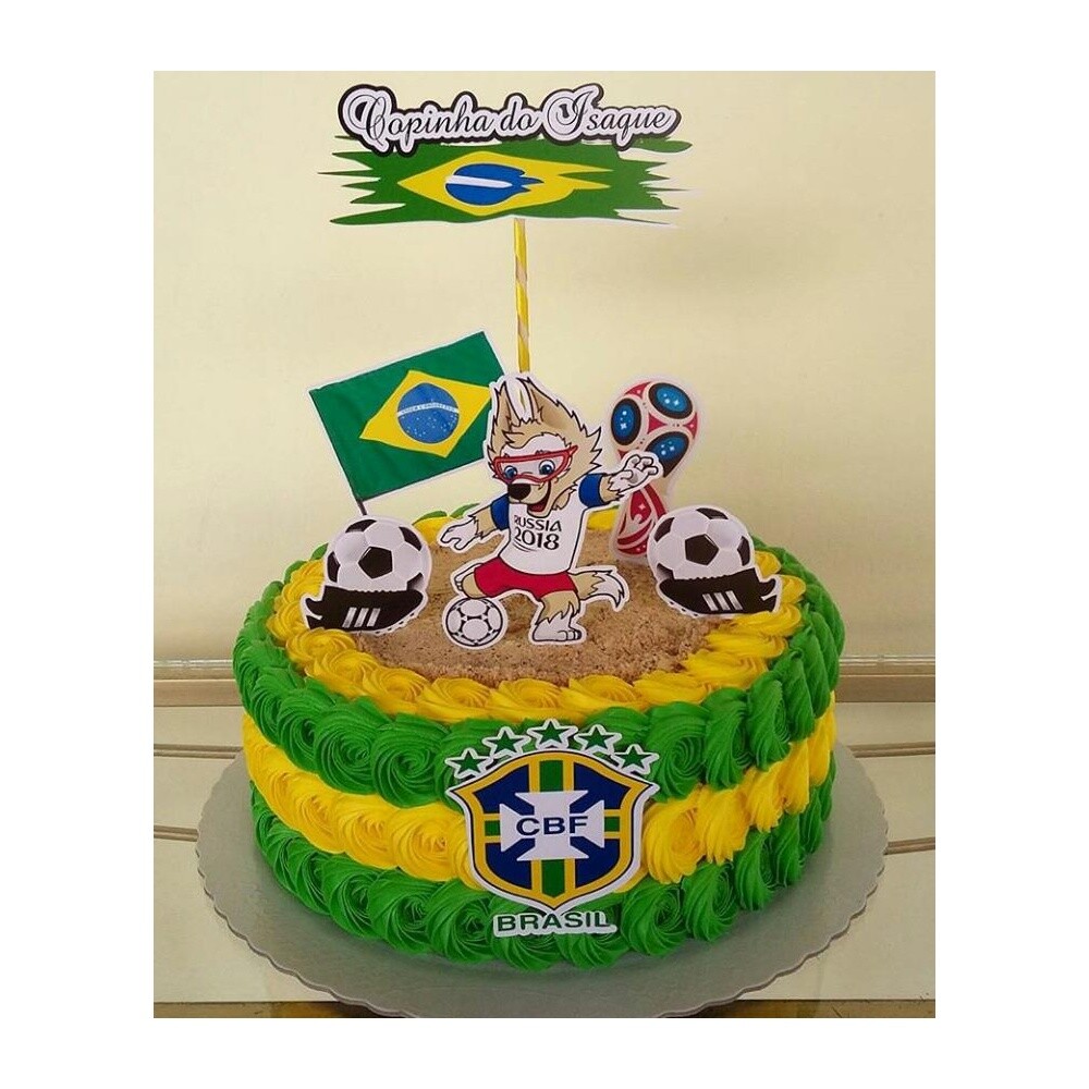 Topo de Bolo Copa do Mundo 96