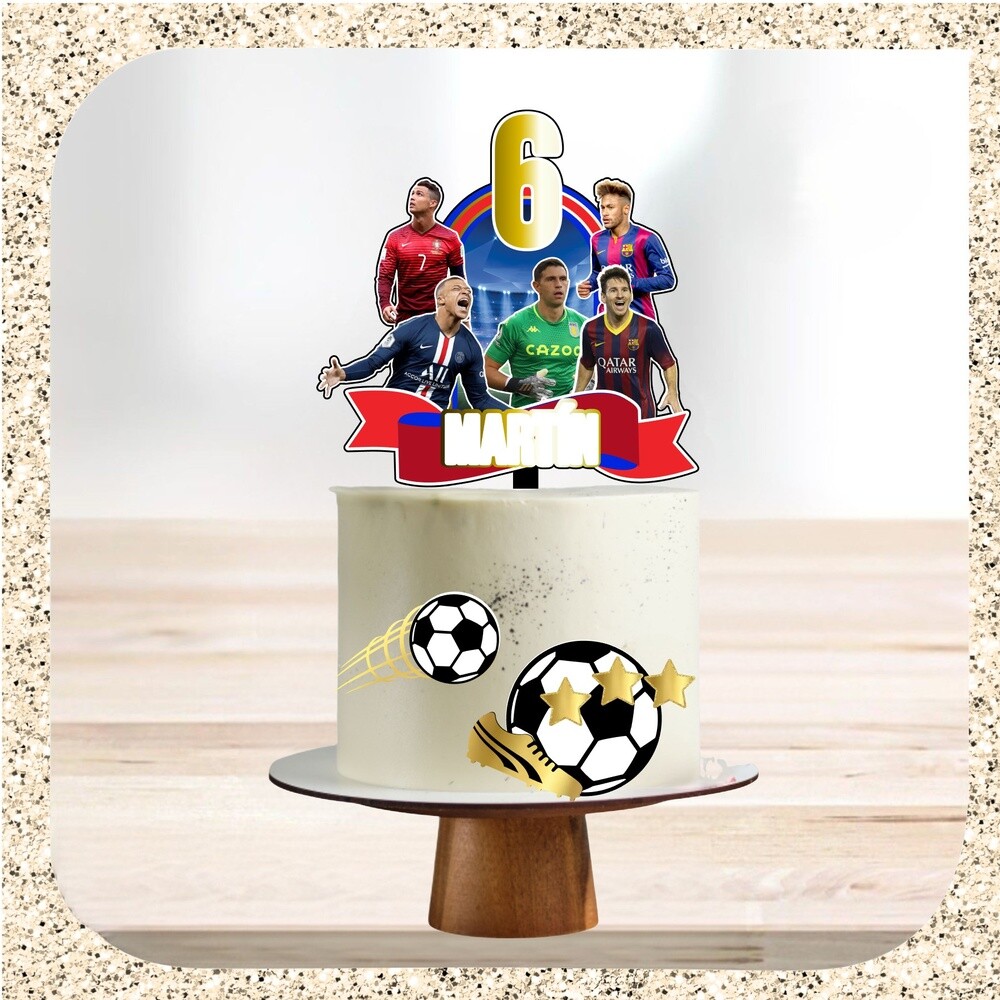 Topo de Bolo Futebol 62