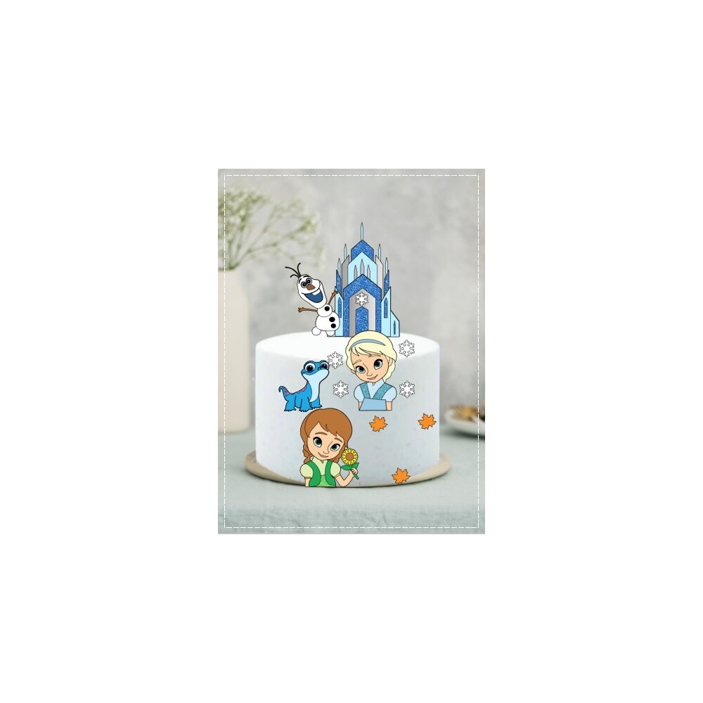 Topo de Bolo Frozen 24