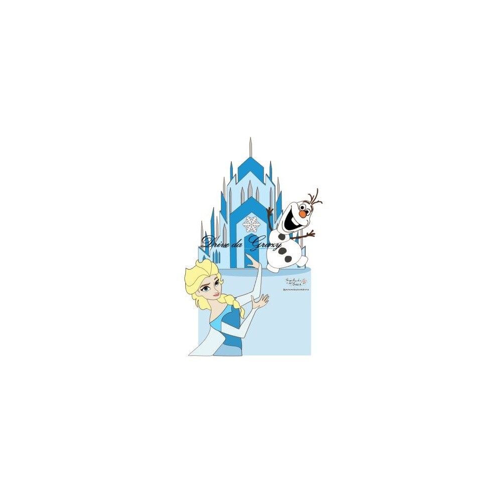 Topo de Bolo Frozen 56