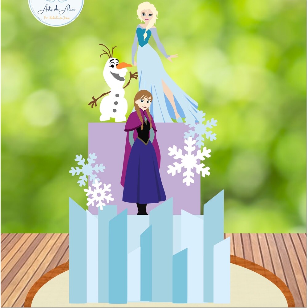 Topo de Bolo Frozen 69