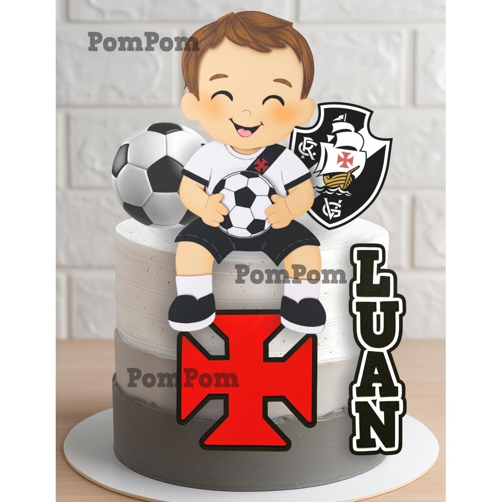 Arquivo de Corte Topo de bolo vasco luan