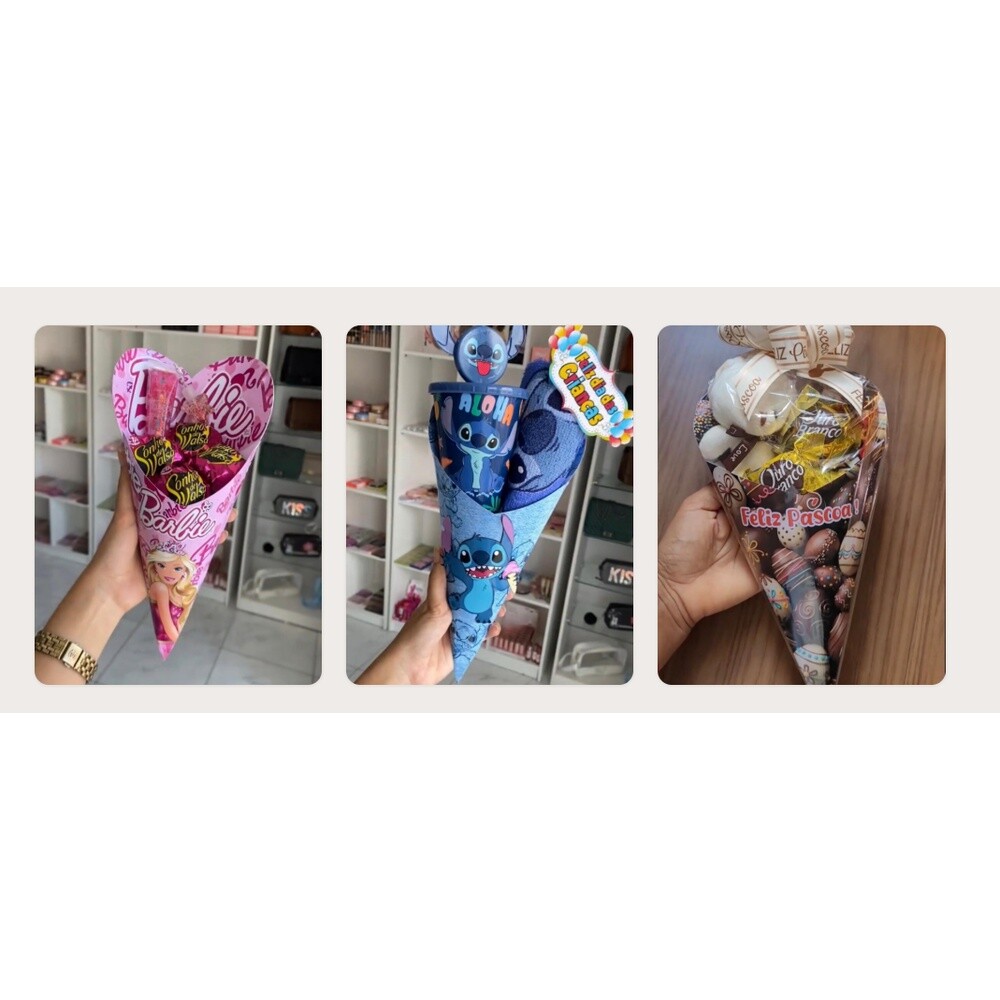 Arquivo Digital Cones para Bombom