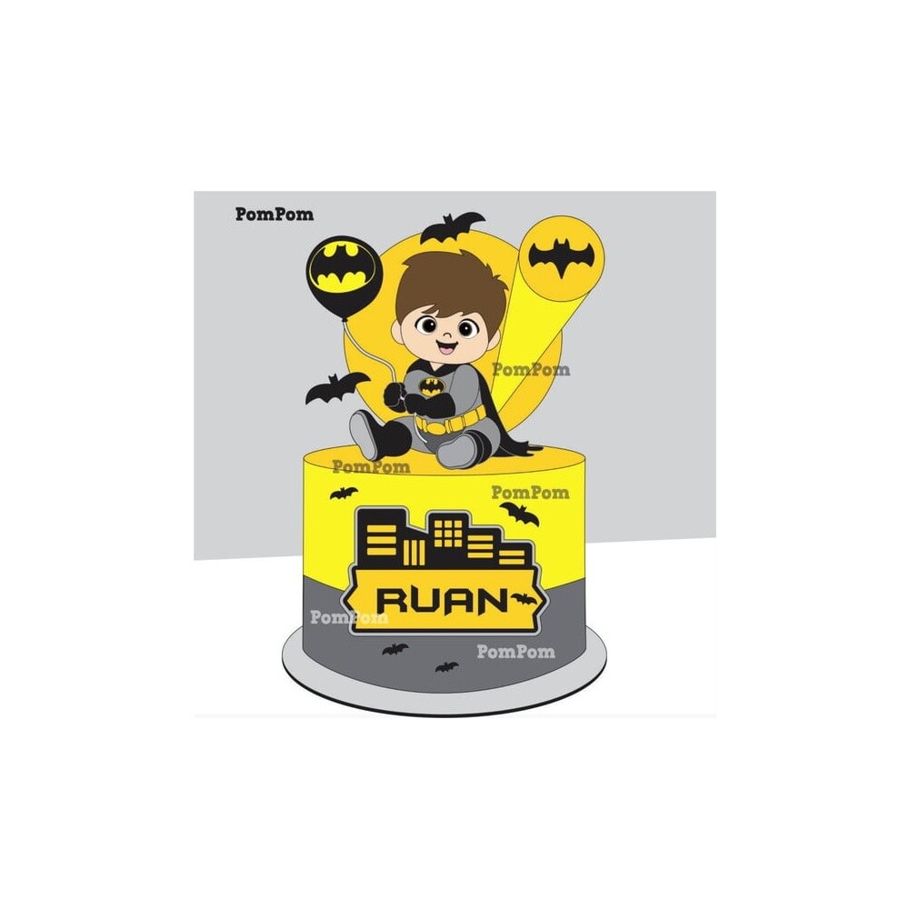 Arquivo topo de bolo batman baby Ruan