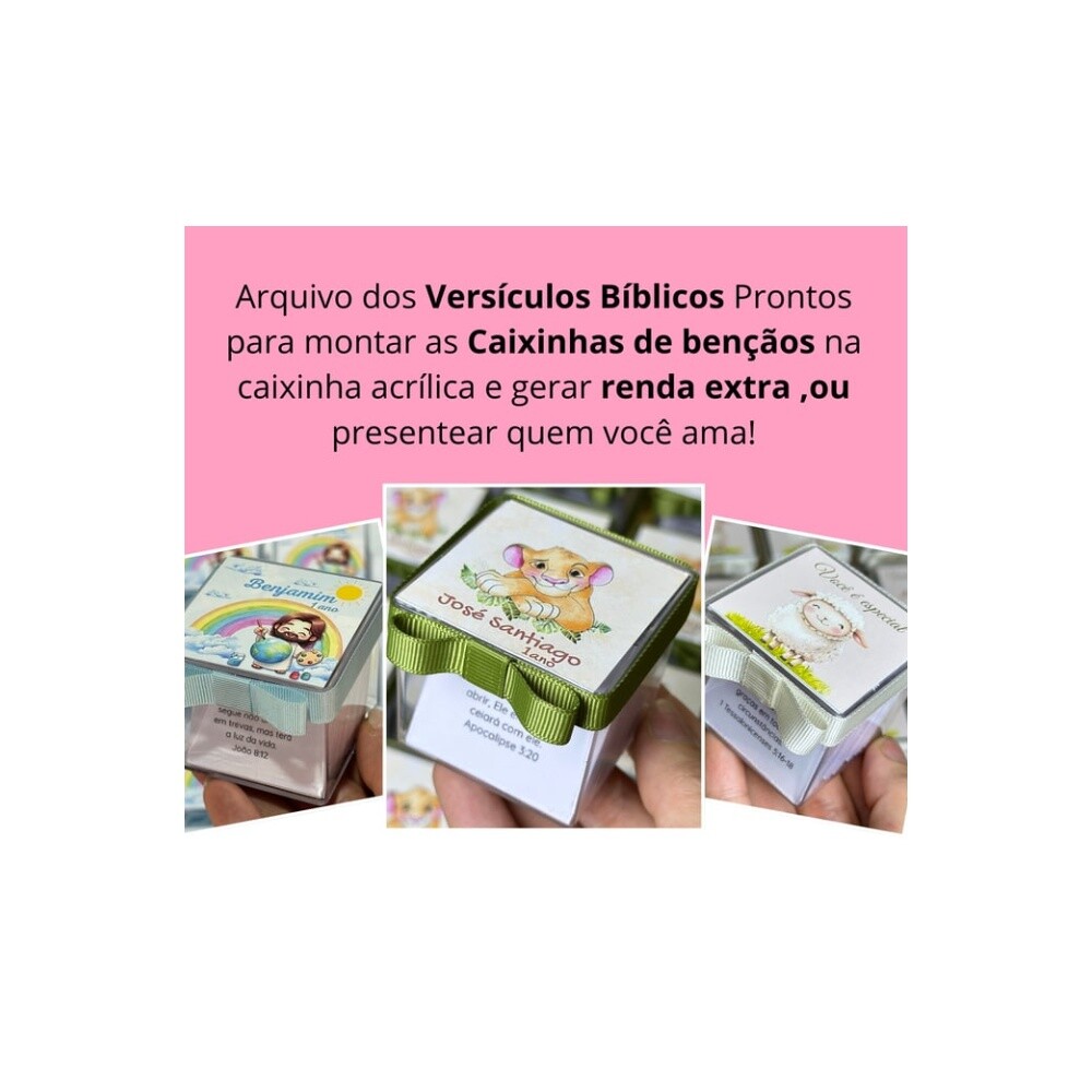 Kit Digital Caixinhas de Bençãos