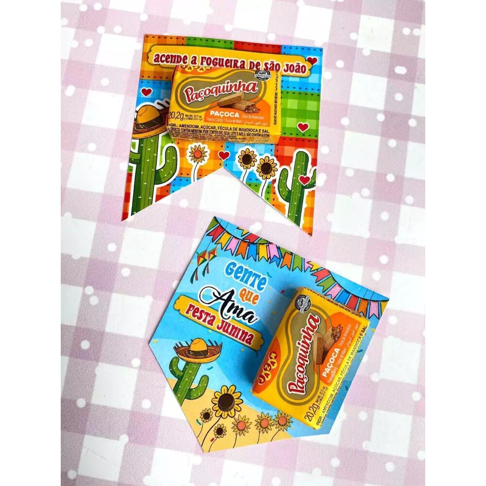 Kit Digital Cartão festa junina BANDEIRINHA - PARA PINGO DE LEIT