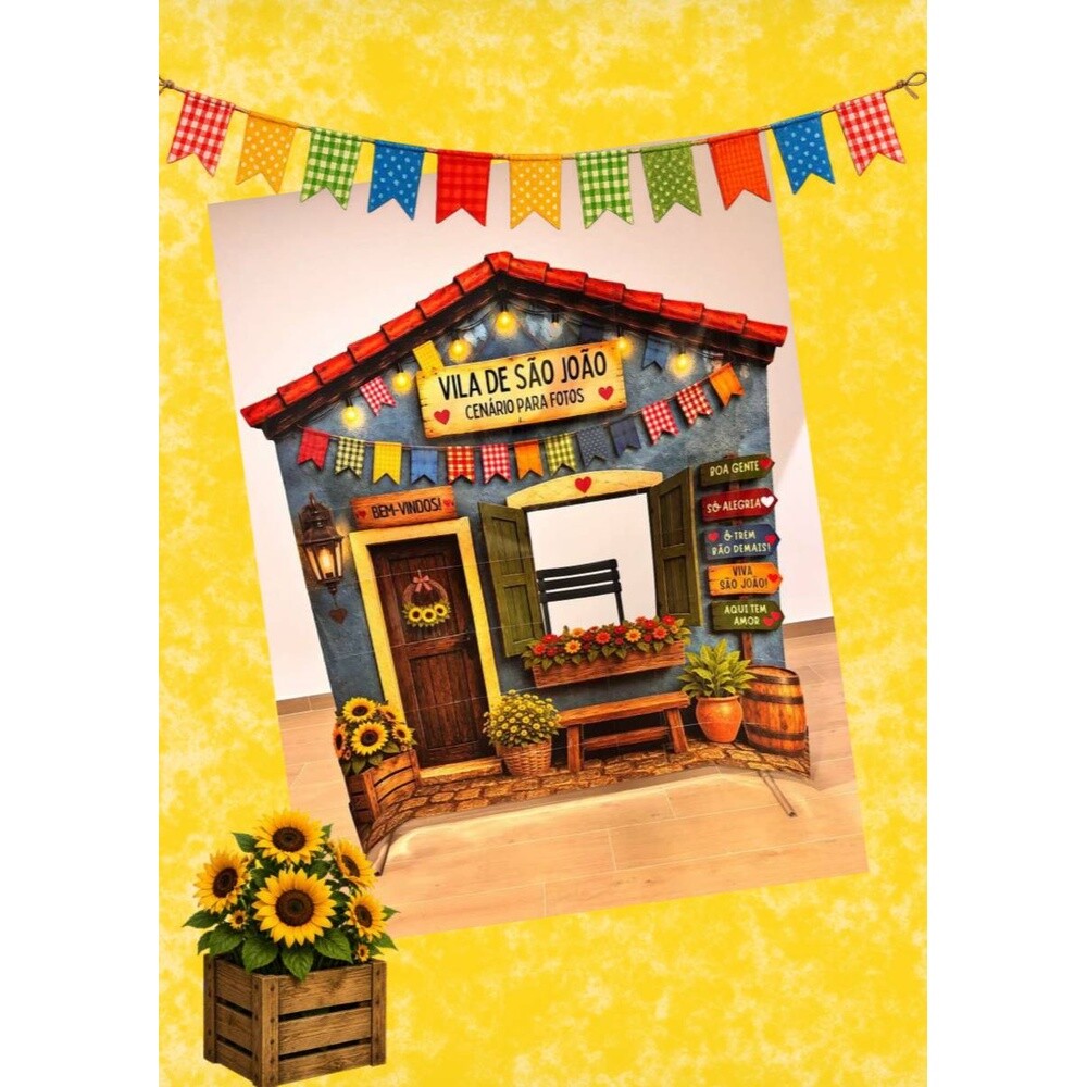CENARIO PARA FOTOS Festas junina em PDF ( Drive da Ana)