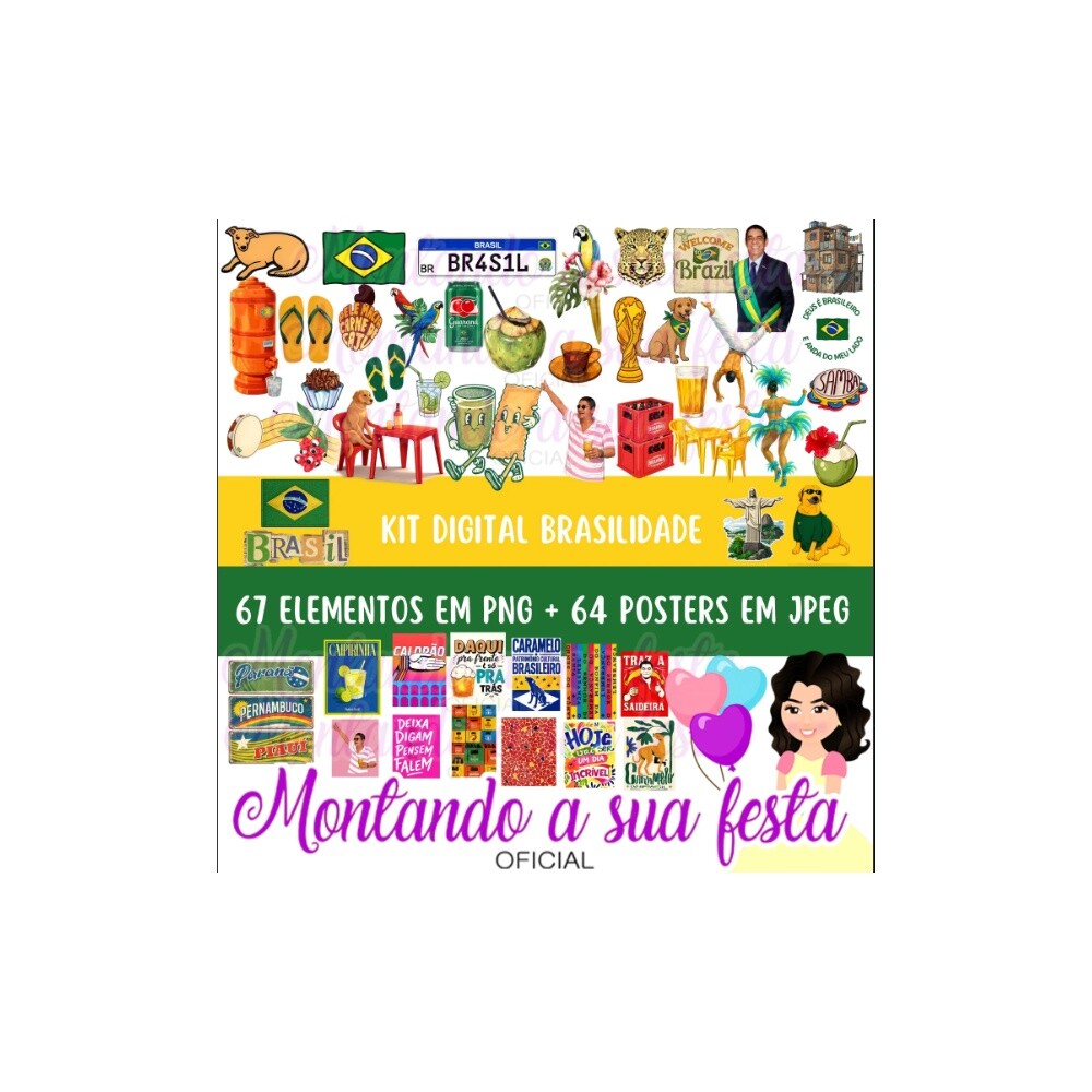Kit Digital Brasilidade