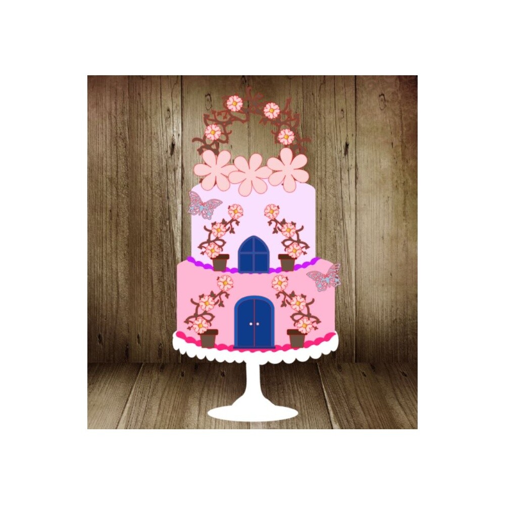 Topo de BoloFloral 30