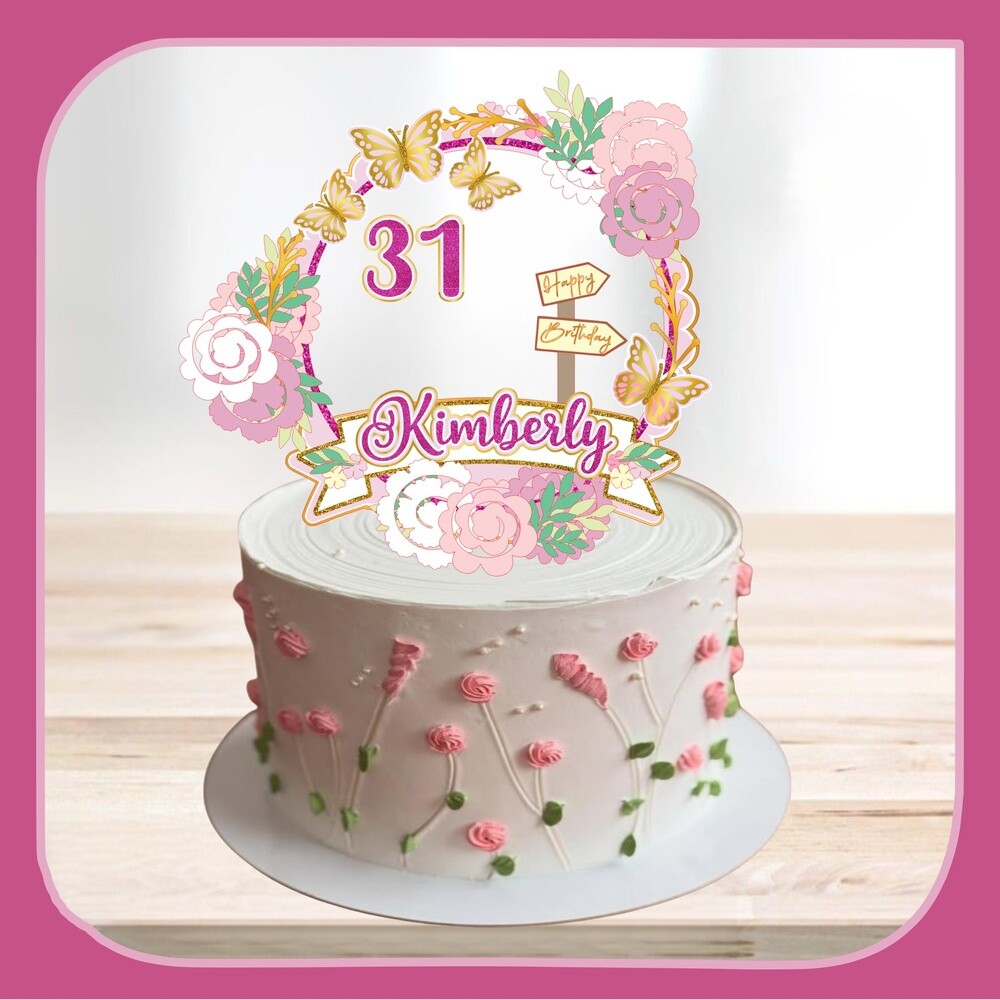 Topo de BoloFloral 64