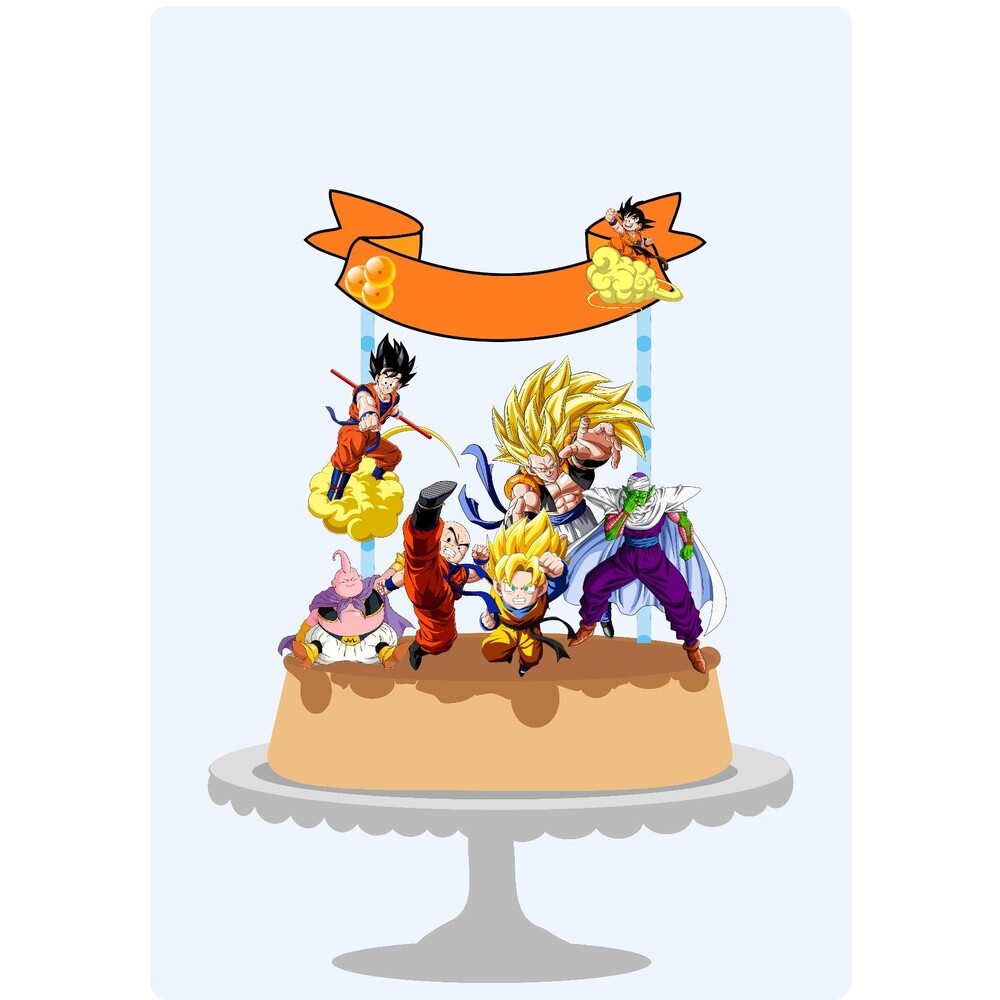 Topo de bolo Dragon Ball 03