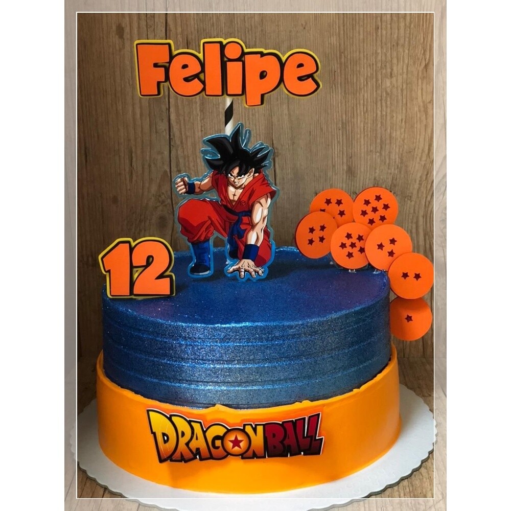 Topo de bolo Dragon Ball 07